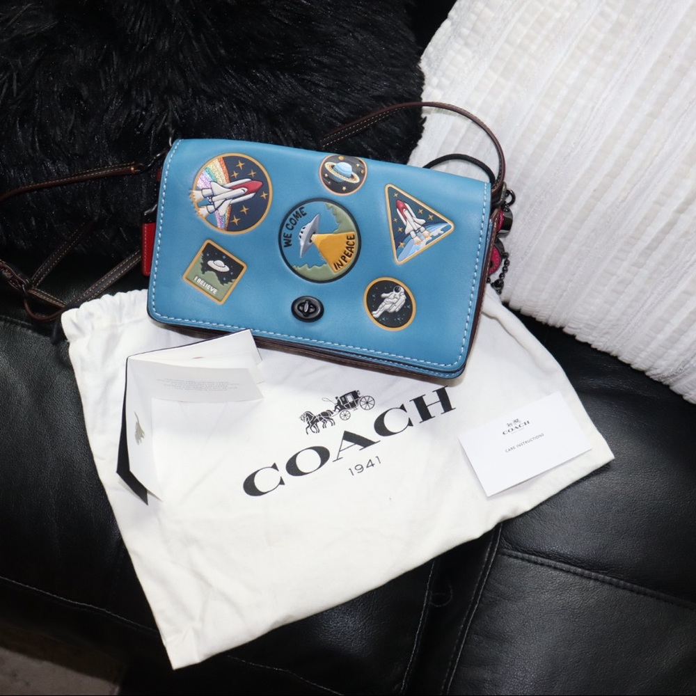 BRAND NEW NEVER WORN Exclusive NASA Coach handbag